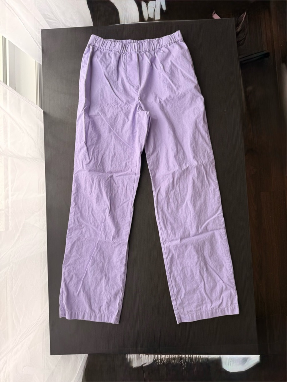 Wilfred Lilac Straight-Leg Chinos